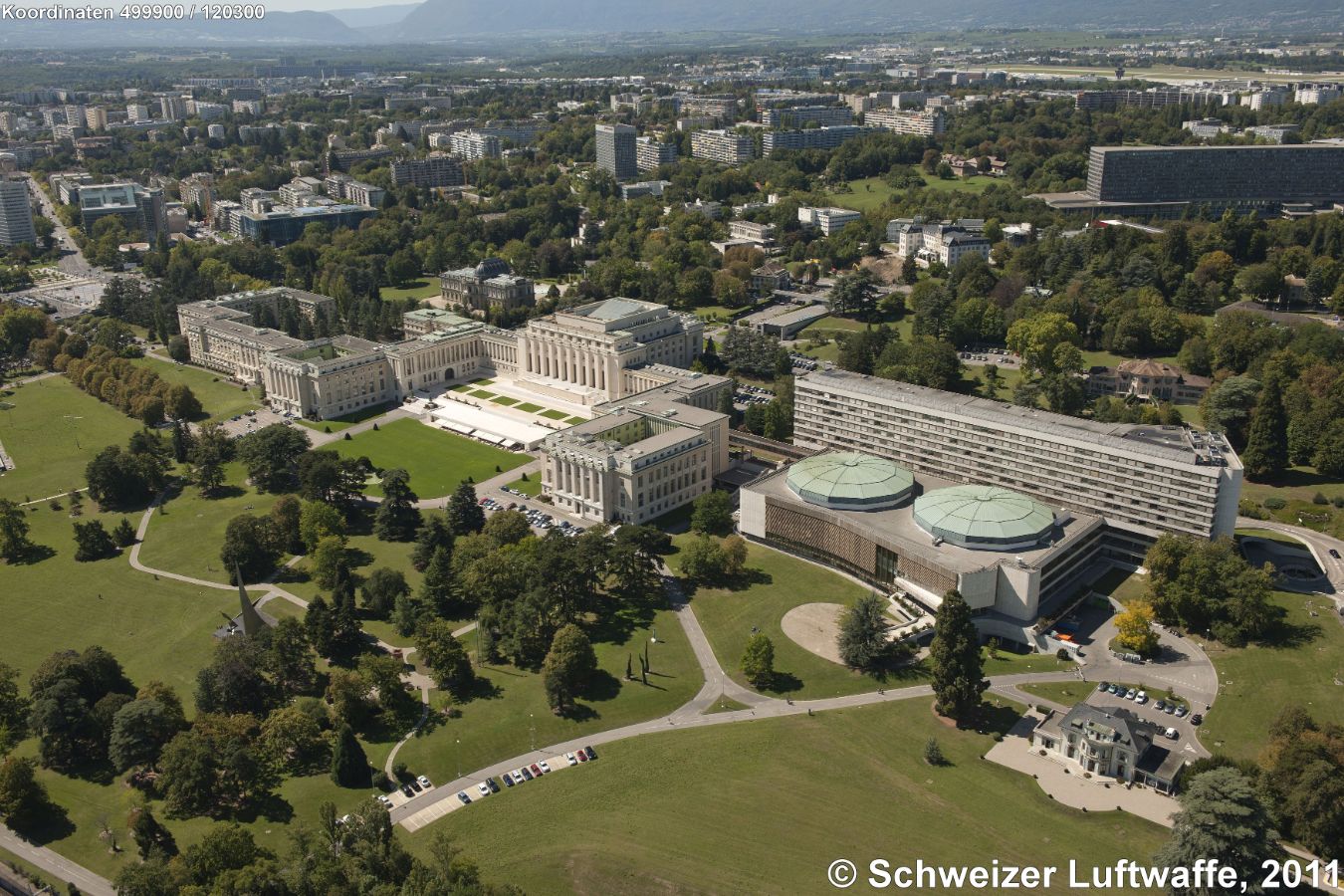 Genf / Genéve: UNO-Gebäude (Position: 2'499'909.46, 1'120'351.41)